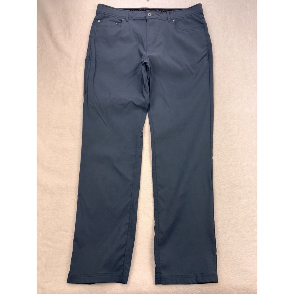 Gerry Venture Pants Men‎ 38x34 Blue Performance Commuter Utility Nylon Hiking